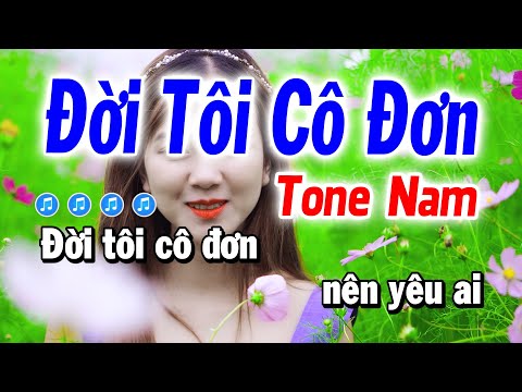 Karaoke Đời Tôi Cô Đơn Tone Nam Dm ( Rumba ) Tuyết Nhi