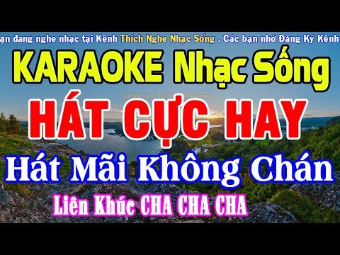 KARAOKE Liên Khúc Nhạc Sống Cha Cha DỄ HÁT NHẤT – Hòa Tấu Cha Cha Cha Hay Nhất #5