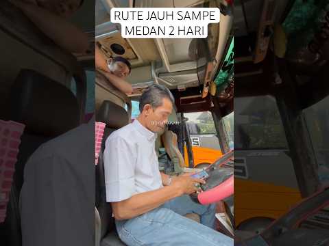 Bus legend simpatistar tujuan medan butuh waktu 2 hari