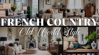 Modern French Country Living Room | Cottage Charm & Old World Decor Inspiration