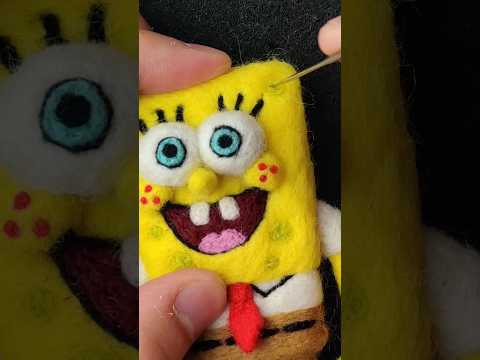Crafting SpongeBob SquarePants with Needlefelt Art