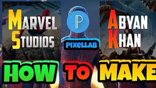 How to make YouTube Logo | Only 1 app | #pixellab 🔰| Full video tutorial on logo 🔥