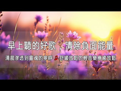 非常好聽 👍👍 早上聽的好歌 , 清除負面能量 - 清晨滲透到靈魂的寧靜 ♫ 舒緩放鬆的輕音樂療癒放鬆