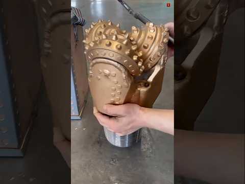 How Roller Bits Crush Solid Stone! ⚙️😱 #facts #ytshorts #trending