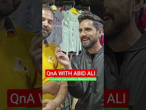 ABID ALI PAKISTANI VIRAL BOY QnA VIDEO.MISSION PEACE @sohaibchaudhary REAL TV #latest #india