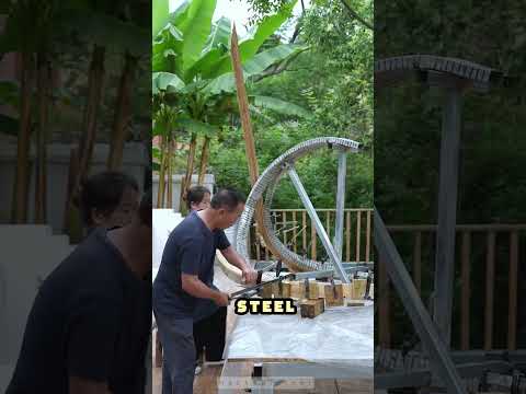 Grandparents create AMAZING swing for kids! 😲