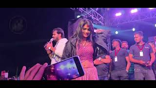 #Video सिवान में अरविन्द अकेला कल्लू जी औरमाही मनीषा हिट डांस फुल वीडियो 2025 Mahi Manisha Jha