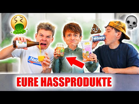 Wir ESSEN eure HASSPRODUKTE 😷🤮mit Joey's Jungle & CrispyRob