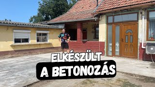 HÁZFELÚJÍTÁS | ELKÉSZÜLT A BETONOZÁS | Végre eltűnt a kút