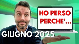 Il mio portfolio a Giugno 2025