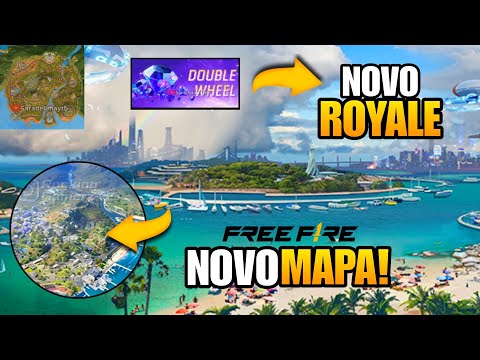 VAZOU NOVO MAPA SOLARA, ROYALE INEDITO CHAVE DO DESTINO QUE REEMBOLSA DIAMANTES  NOVIDADES FREE FIRE