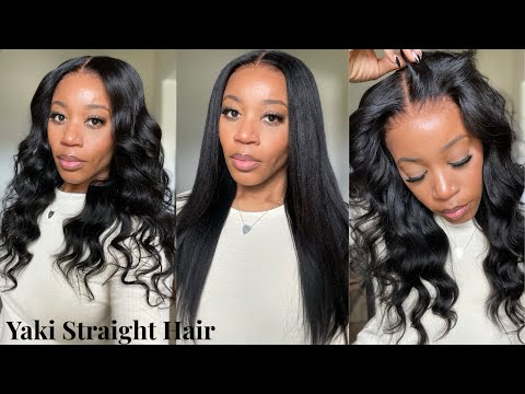 Easy HD BlendAway Glueless Wig | YAKI Straight Pre-Everything for Beginners | ft. Nadula hair