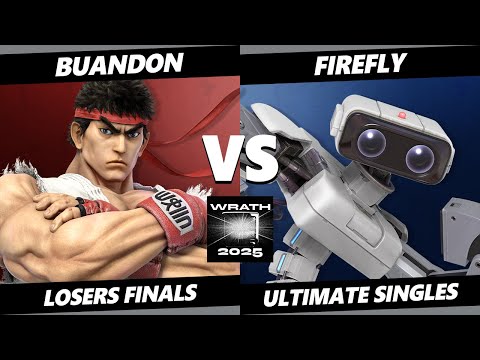 Wrath 2025 LOSERS FINALS - Buandon (Ryu) Vs. firefly (ROB) Smash Ultimate - SSBU