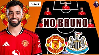 Amorim Angry! Bruno OUT!  🔴 New Man United Lineup vs Newcastle | EPL 2025/26