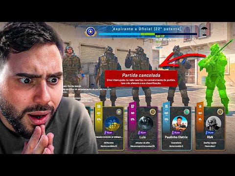 Pera, VAC LIVE funcionou? MINHA PARTIDA foi CANCELADA no meio do ROUND no CS 2