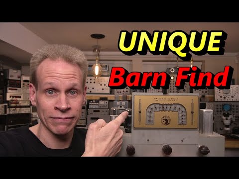 Unique Barn Find - National Schools Hand Wired Radio From 1955 - Will It Work?