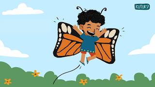The Life Cycle of a Butterfly Story! 🦋✨ | From Egg to Caterpillar | Kids Science | Kutuki