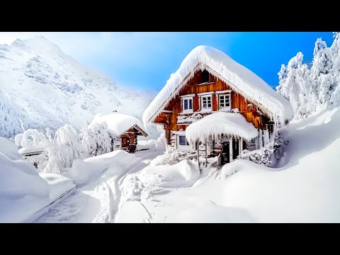 Most Beautiful Swiss Village in Winter ❄️ Grindelwald 4K 🇨🇭