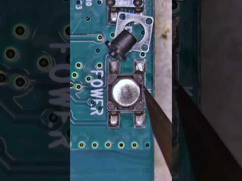 The power switch got damaged due to carbon build up...📲🛠️✅