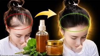 Spray it on your hair for 14 days to accelerate hair growth and prevent hair loss! 🌿✨