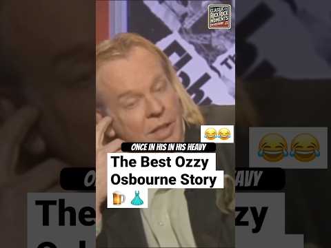 This has to be the best Ozzy Osbourne story! 👌🤣💃