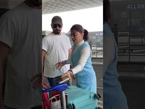 Abhinav Shukla bids farewell to Rubina Dilaik with an adorable hug in viral video😍 #trending #viral