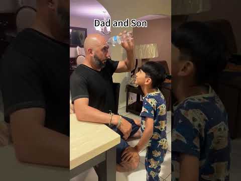 Dad and son🤣🤣 #baby #funnyvideo #toddlers #dadlife #kids #cute #fyp