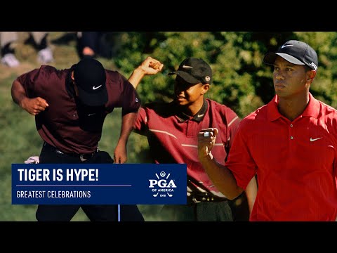 Tiger Woods' Greatest Celebrations | PGA Championship