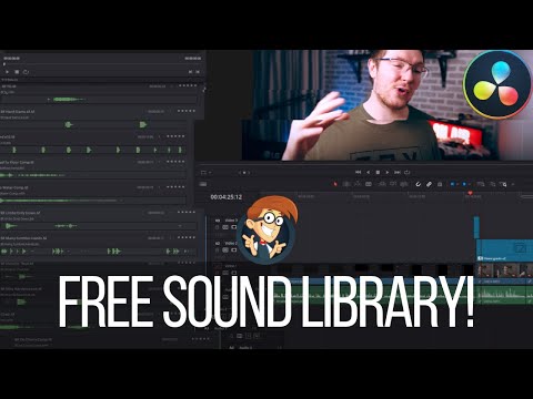 davinci resolve free music library