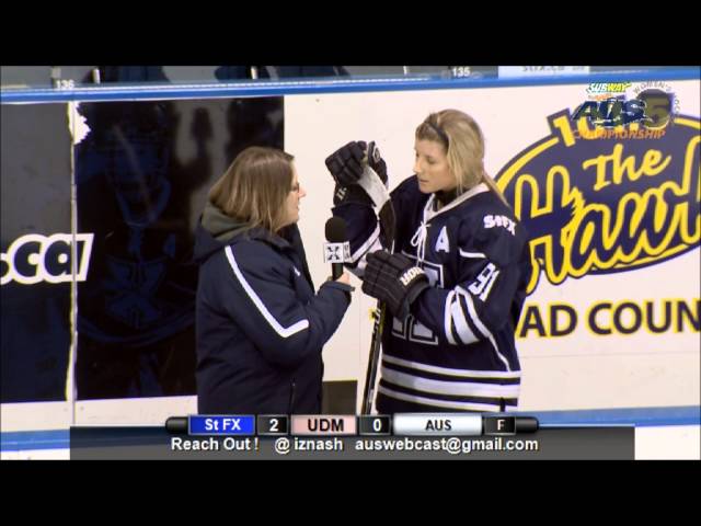 Schyler Campbell Interview, X-Women Hockey, Mar. 1/15