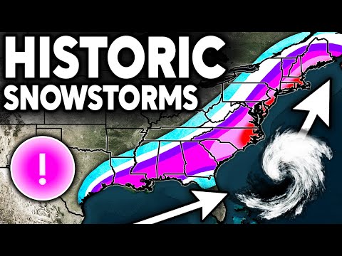 Models Now Show Historic Snowstorm For Gulf & East Coasts... Sub-Zero Temperatures