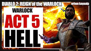 BU SON BANA DA SÜRPRİZ OLDU 😅 ve CRAFTING İPUÇLARI - Diablo 2: Reign of the Warlock! - HELL ACT 5