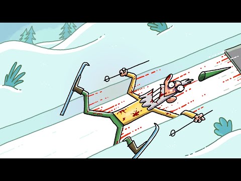 Gnomes Skiing Gone WRONG | Animated Memes | Hilarious Animated Compilations