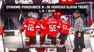 HC Dynamo Pardubice B x SK Horácká Slavia Třebíč | Stream přípravného utkání