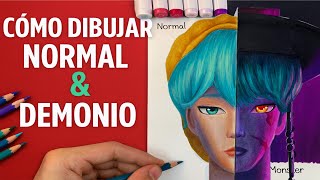 Como dibujar a BABY SAJA 😈 Guerreras K-Pop