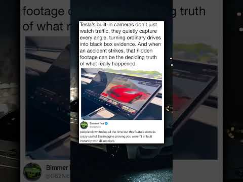 Tesla's built-in cameras don't just watch traffic, they quietly capture every angle