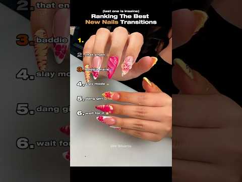 Ranking The Best New Nails Transition (Part 3) #nails #tiktok #trend #ranking
