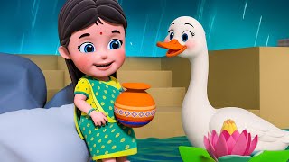 Akash Ghire Megh Koreche New | Aye Bristi Jhepe | Bengali Nursery Rhymes for Children | Jugnu Kids