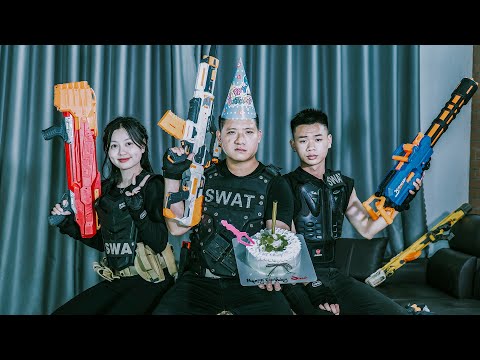 Nerf Guns War : Caught in Chaos Men S.W.A.T SEAL Team Fight Boss Wanted Criminal Group