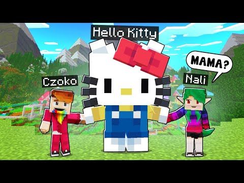 Adopotowani przez HELLO KITTY w MINECRAFT!