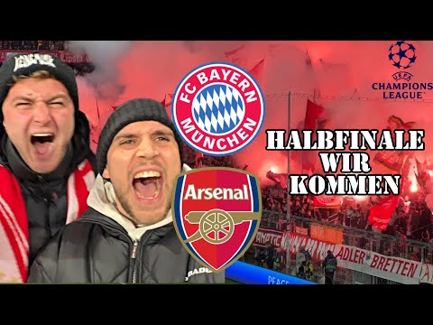 HALBFINALE! 🔥😍 FC Bayern vs. FC Arsenal STADIONVLOG 😳⚽️