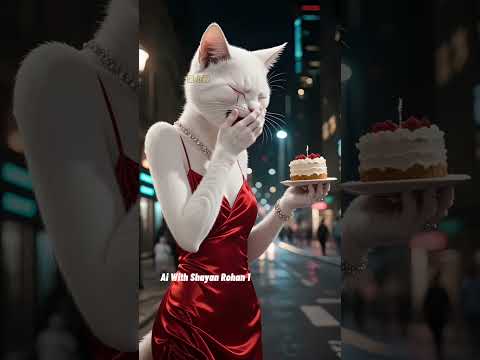 🐱A kitten was abandoned, but luckily she found a loving adoptive mother