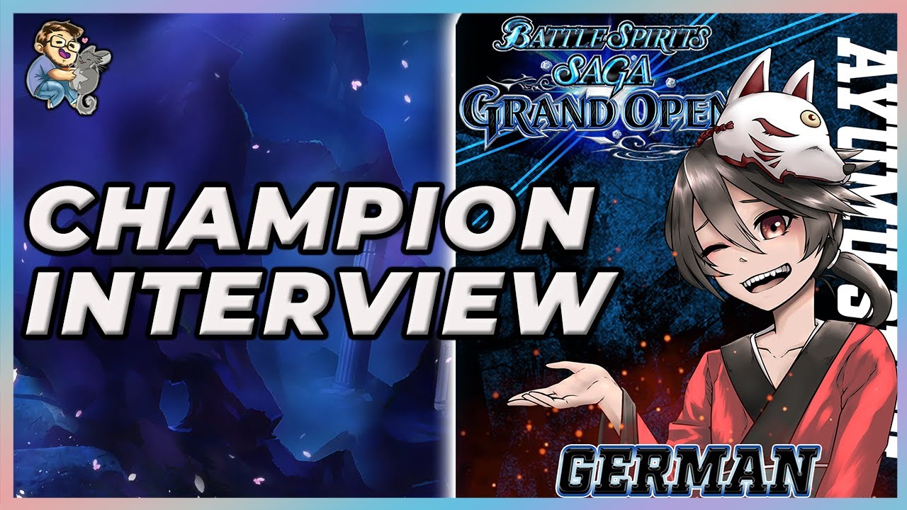 Germany Grand Open Winner Interview! | Ayumu Seiki's Purple Midrange | Battle Spirits Saga | BSS01