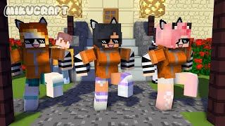 adambarai yay arigaot prison aphmau and friends -minecraft animation #shorts