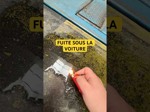 FUITE SOUS LA VOITURE QUAND IL FAIT CHAUD ?! #automobile #voiture