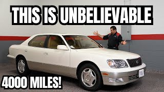 27 Year Old Lexus with 4000 Miles! They Don't Make Cars Like This Anymore!