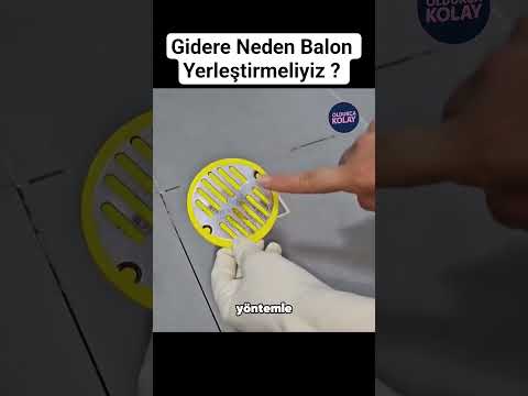Gidere Neden Balon Yerleştirmeliyiz ? #temizlik #bilgi
