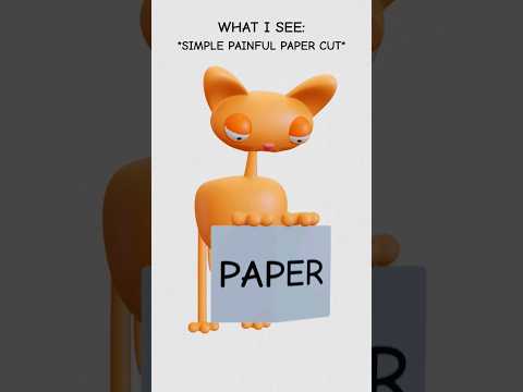 PAPER CUT (Animation Meme) @Ryanhdlombard #funny #cats #animation #meme