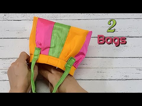 2 Different Bags for 2 different purposes, Step by Step Tutorial