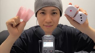 ASMR Comb Scratching, Mouth sounds etc. クシをスクラッチングとマウスサウンズなど🎵